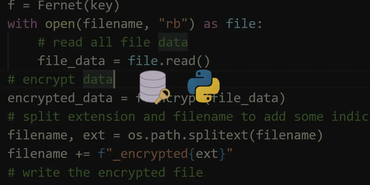 How to Encrypt and Decrypt Files in Python