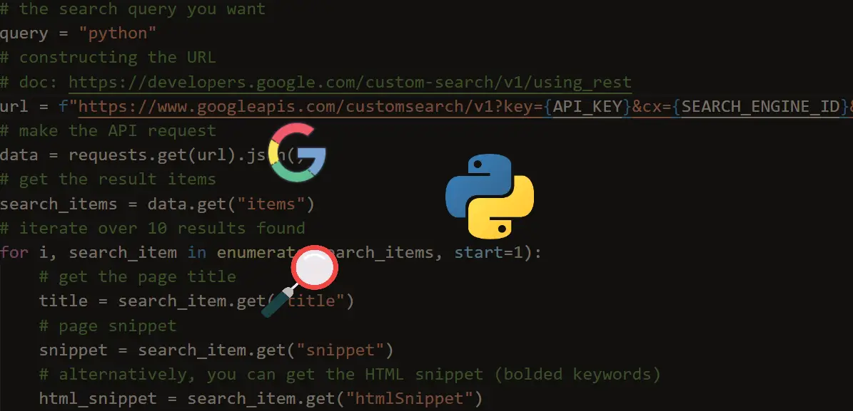 How to Use Google Custom Search Engine API in Python