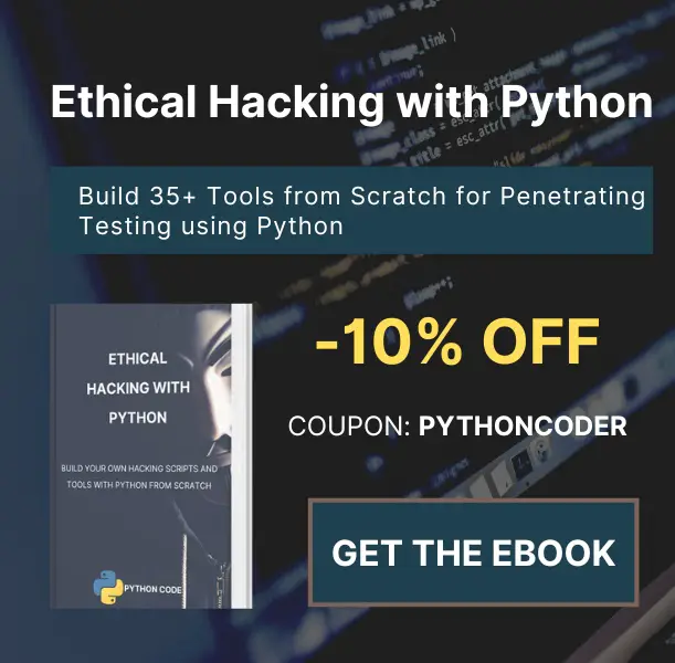 Ethical Hacking with Python EBook - Topic - Top