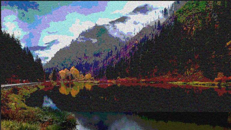 Encoded images using 6 least significant bits