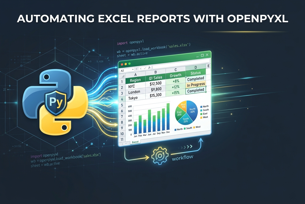 How to Automate Excel Reports in Python using Openpyxl
