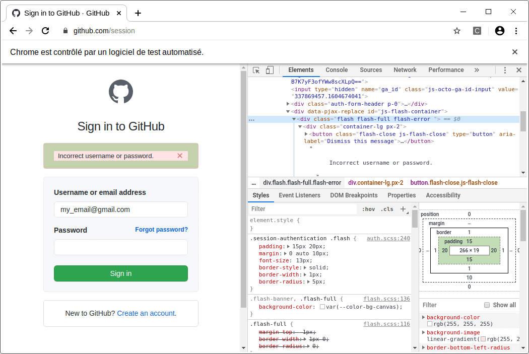 Github Error Login Page