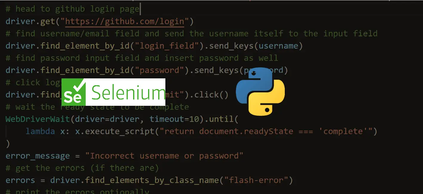 How to Automate Login using Selenium in Python
