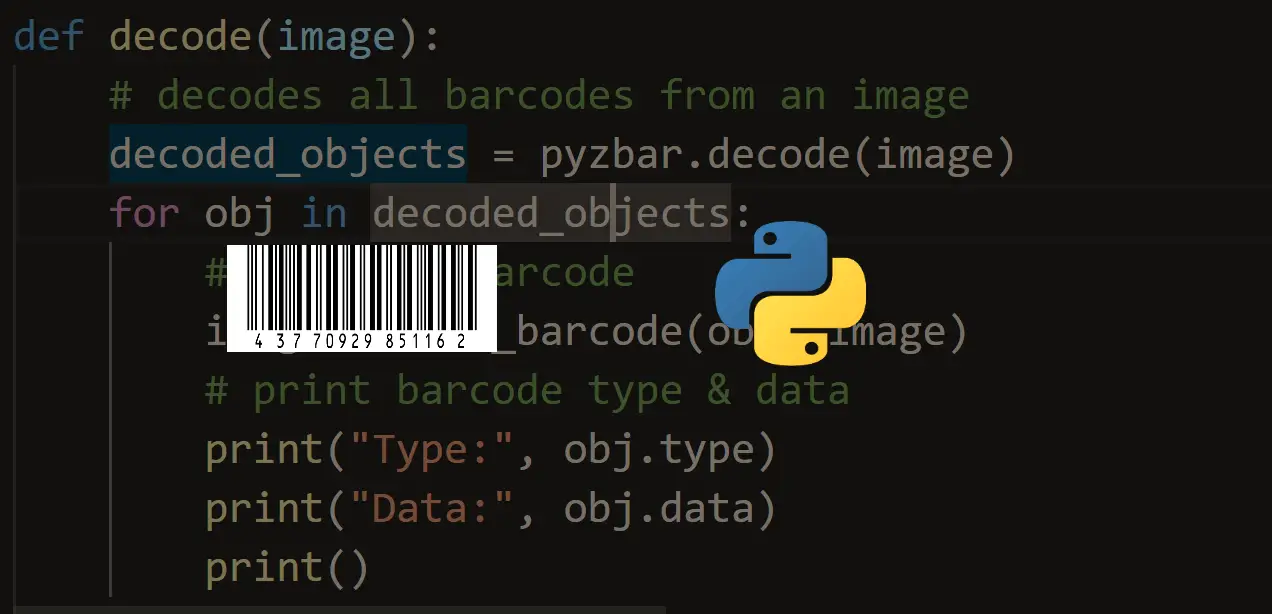 How to Make a Barcode Reader in Python