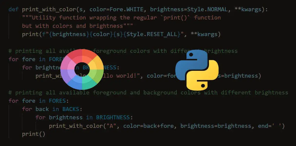 How to Change Text Color in Python