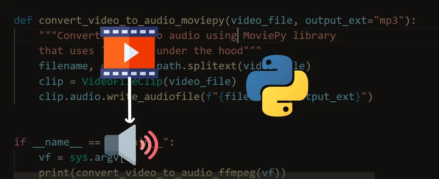 How to Extract Audio from Video in Python