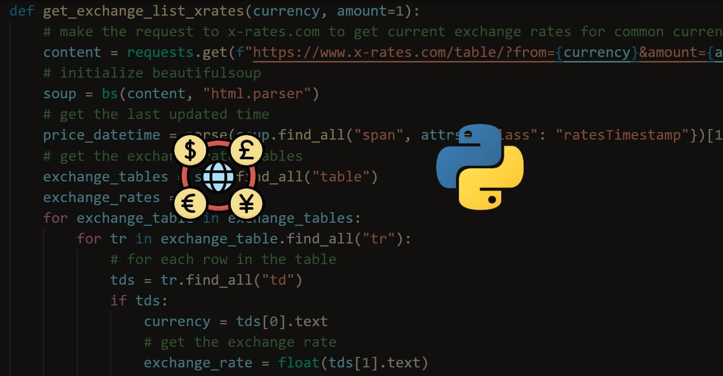 How To Make A Currency Converter In Python The Python Code