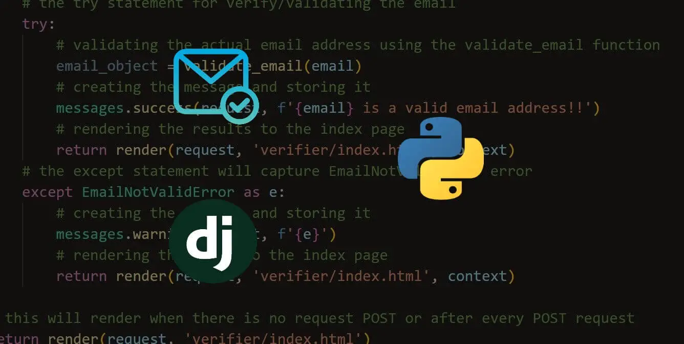 How to Build an Email Address Verifier App using Django in Python