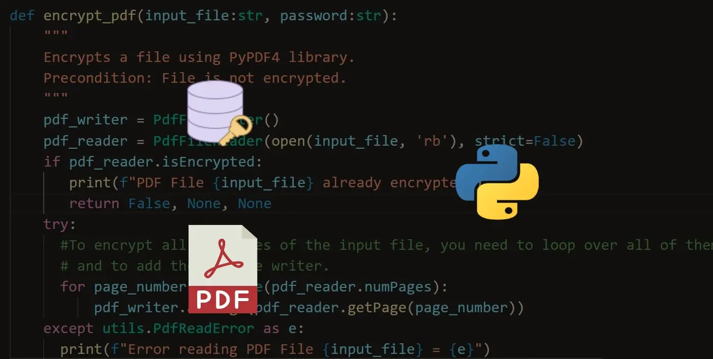 How to Encrypt and Decrypt PDF Files in Python