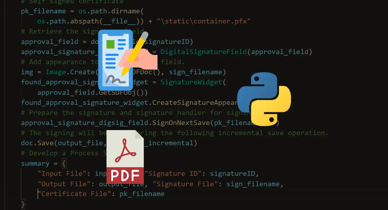 How to Sign PDF Files in Python