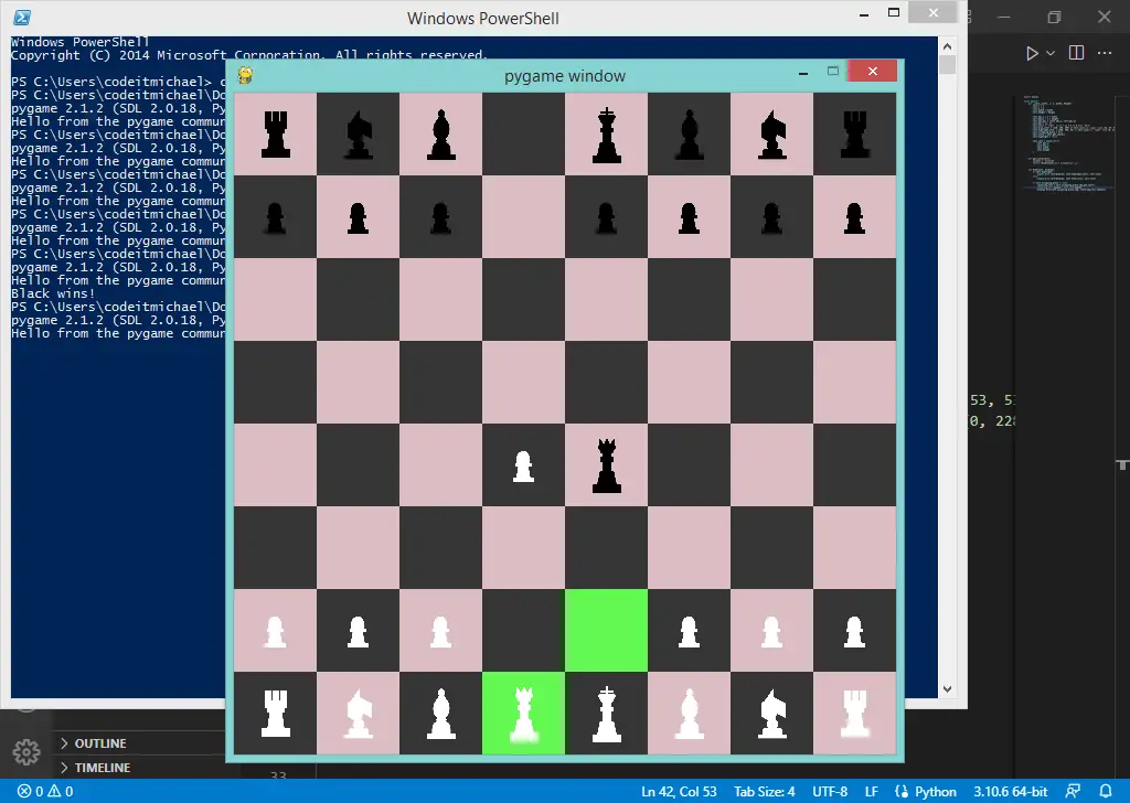 How to Make a Chess Game with Pygame in Python - The Python Code