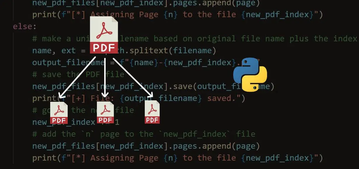 How to Split PDF Files in Python