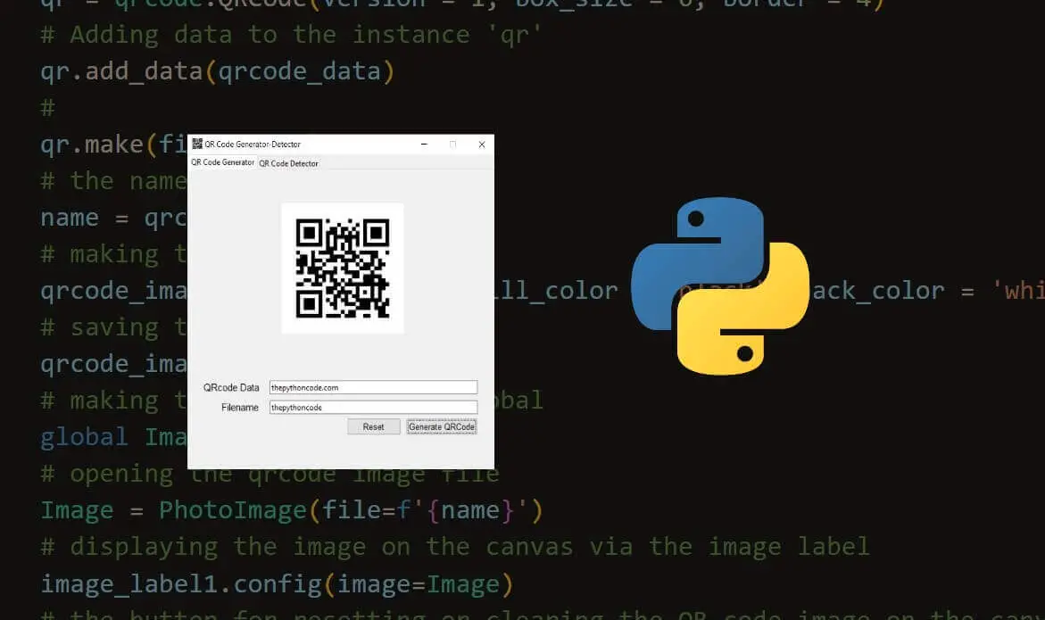How to Build a GUI QR Code Generator and Reader in Python