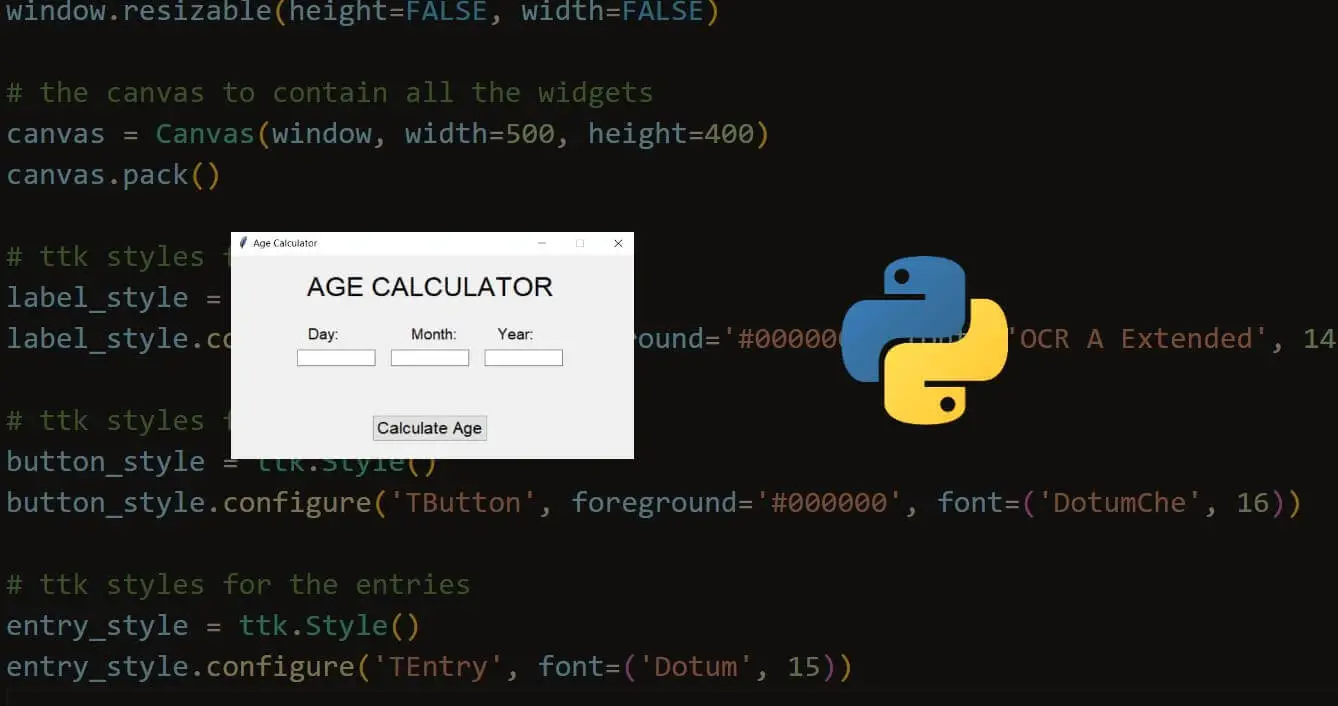 How to Make an Age Calculator in Python