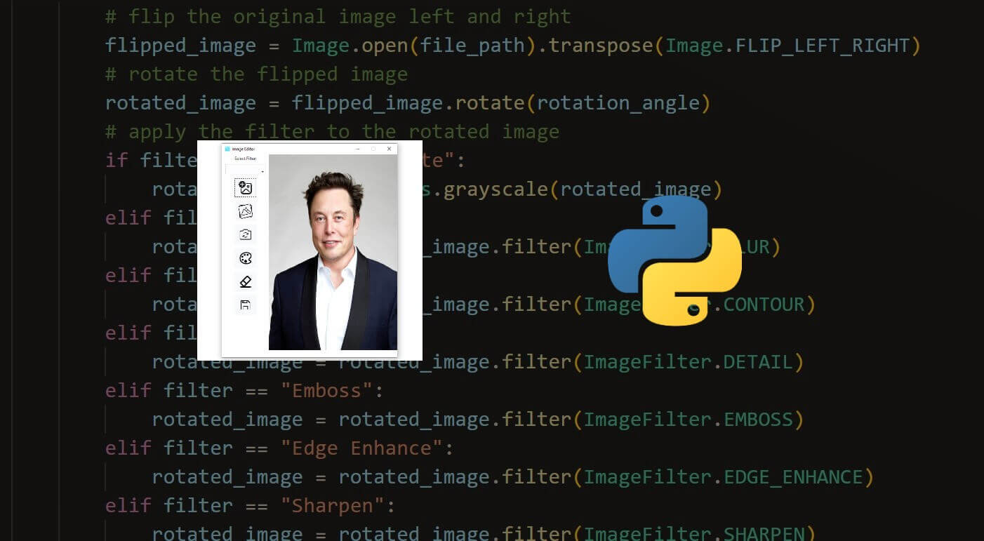 How to Make an Image Editor in Python