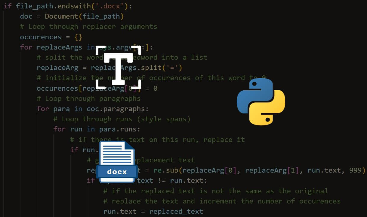 How to Replace Text in Docx Files in Python