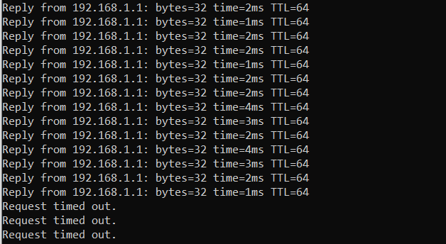 Router stopped working after successful SYN flooding attack using Scapy