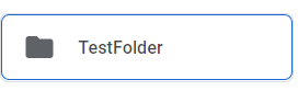 A folder created using Google Drive API in Python